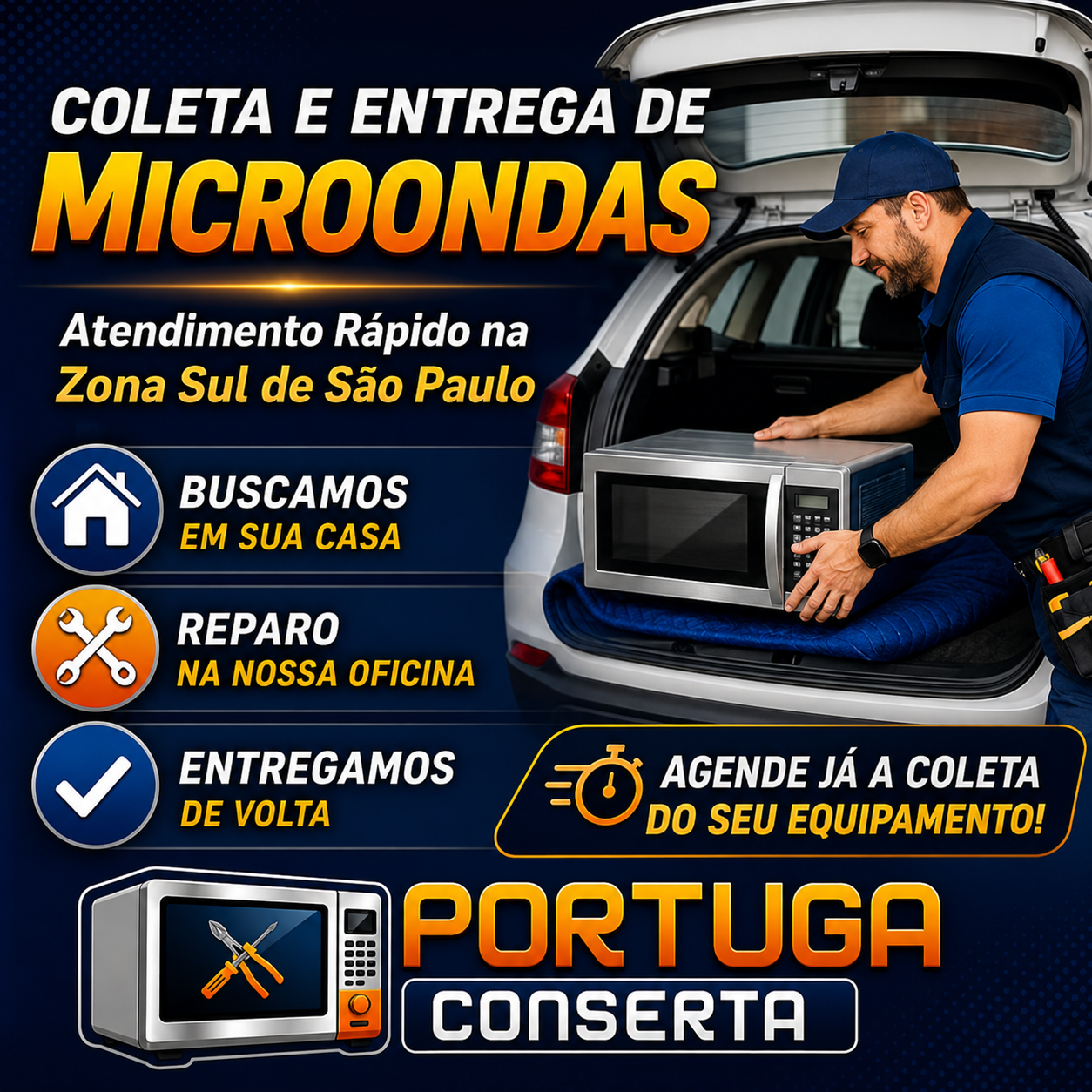 Serviço de Coleta e Reparo Portuga Conserta